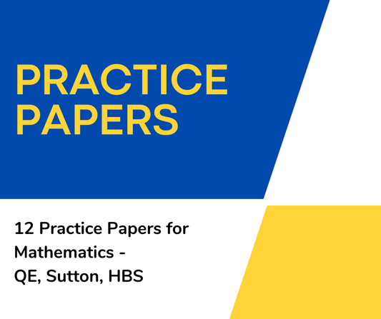 12 Full length Maths Practice papers - Sutton Round 1