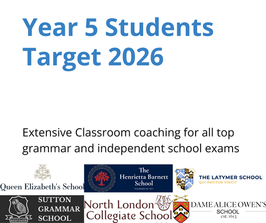 Maths Classroom Course - Target 2026 - Starting 10th October 2025